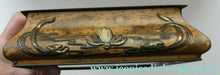 Load image into Gallery viewer, Antique  Edwardian Art Nouveau Confectionary Tin. Dragonfly Design
