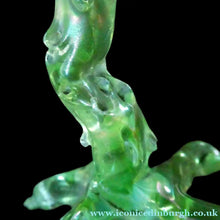 Load image into Gallery viewer, Antique ART NOUVEAU John Walsh Walsh Uranium Glass Water Lily Comport

