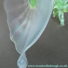 Load image into Gallery viewer, Antique ART NOUVEAU John Walsh Walsh Uranium Glass Water Lily Comport
