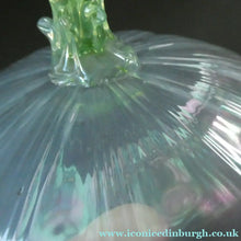 Load image into Gallery viewer, Antique ART NOUVEAU John Walsh Walsh Uranium Glass Water Lily Comport 
