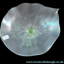 Load image into Gallery viewer, Antique ART NOUVEAU John Walsh Walsh Uranium Glass Water Lily Comport 

