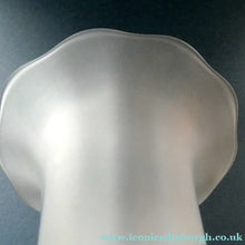 Load image into Gallery viewer, Antique Arts and Crafts Brass Lamp and Opaque White Glass Shade. DRYAD of Leicester Style
