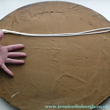 Load image into Gallery viewer, ARTS AND CRAFTS Oval LIBERTY Copper Mirror with Four Roundels. Liberty Plaque 
