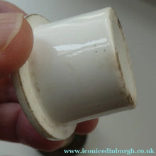 Load image into Gallery viewer, Antique Arts &amp; Crafts Copper Ink Well with Ruskin Ceramic Roundel. Original Ceramic Well
