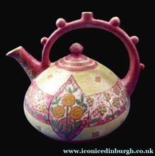 Load image into Gallery viewer, ANTIQUE Austrian 1910s Art Nouveau / Jugenstil Amphora Puzzle Teapot or Kettle, with Wiener Werkstatte inspired decoration
