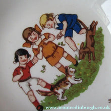 Load image into Gallery viewer, Antique German Nursery Miniature Bowls. Children in a Farmyard
