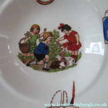 Load image into Gallery viewer, Antique German Nursery Miniature Bowls. Children in a Farmyard
