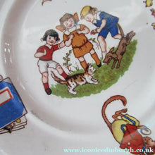 Load image into Gallery viewer, 1920s Nursery Ware Plate. Five Farmyard Design Side Plates
