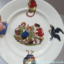 Load image into Gallery viewer, 1920s Nursery Ware Plate. Five Farmyard Design Side Plates
