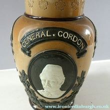 Load image into Gallery viewer, General Gordon Commemorative Jug 1885 by Doulton Lambeth
