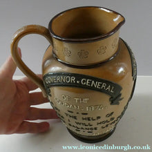 Load image into Gallery viewer, General Gordon Commemorative Jug 1885 by Doulton Lambeth
