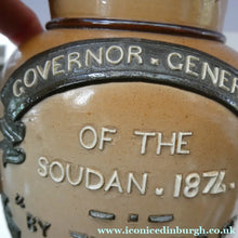 Load image into Gallery viewer, General Gordon Commemorative Jug 1885 by Doulton Lambeth
