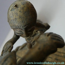 Load image into Gallery viewer, 1920s African Ghana Ashanti Gold Pot. Lidded Kuduo
