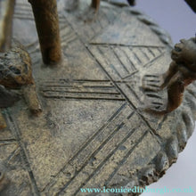 Load image into Gallery viewer, 1920s African Ghana Ashanti Gold Pot. Lidded Kuduo
