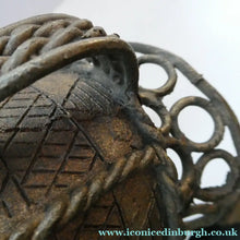 Load image into Gallery viewer, 1920s African Ghana Ashanti Gold Pot. Lidded Kuduo
