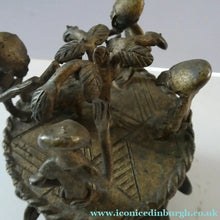 Load image into Gallery viewer, 1920s African Ghana Ashanti Gold Pot. Lidded Kuduo
