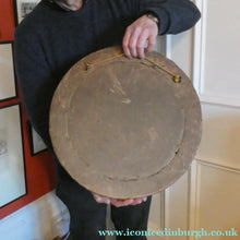 Load image into Gallery viewer, Antique EDWARDIAN Beaten Copper Liberty &amp; Co. ARTS AND CRAFTS Round Mirror
