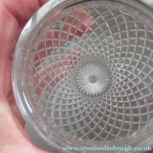 Load image into Gallery viewer, Edwardian Cut Glass and Brass Single Hanging Light Shade 1900s
