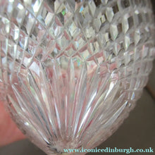 Load image into Gallery viewer, Edwardian Cut Glass and Brass Single Hanging Light Shade 1900s
