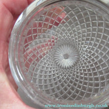 Load image into Gallery viewer, Edwardian Cut Glass and Brass Single Hanging Light Shade 1900s
