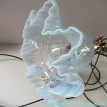 Load image into Gallery viewer, Antique Dugdills Art Nouveau Flower Desk Lamp with Antique Vaseline Shade
