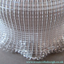 Load image into Gallery viewer, Antique Glass Holophane Glass Hanging Light Shade

