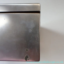 Load image into Gallery viewer, ANTIQUE Edwardian Silver Plate Cigar or Trinket Box - with hand embellised print by GEORGE WRIGHT. Carriage Image
