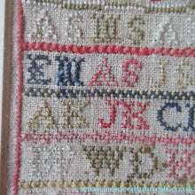 Load image into Gallery viewer, Early Victorian Scottish Sampler Framed Dated 1848
