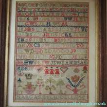 Load image into Gallery viewer, Early Victorian Scottish Sampler Framed Dated 1848
