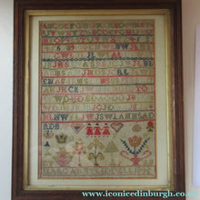 Load image into Gallery viewer, Early Victorian Scottish Sampler Framed Dated 1848
