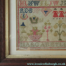 Load image into Gallery viewer, Early Victorian Scottish Sampler Framed Dated 1848

