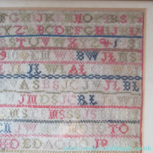 Load image into Gallery viewer, Early Victorian Scottish Sampler Framed Dated 1848
