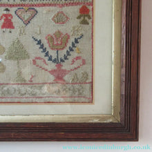Load image into Gallery viewer, Early Victorian Scottish Sampler Framed Dated 1848
