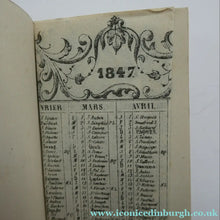 Load image into Gallery viewer, Antique 1840s French Aide Momoire with Watercolour of The Madeleine in Paris
