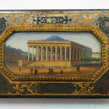 Load image into Gallery viewer, Antique 1840s French Aide Momoire with Watercolour of The Madeleine in Paris
