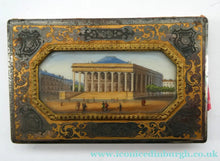 Load image into Gallery viewer, Antique 1840s French Aide Momoire with Watercolour of The Madeleine in Paris
