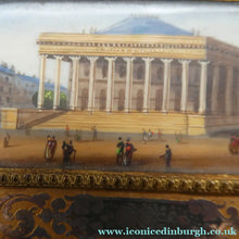 Load image into Gallery viewer, Antique 1840s French Aide Momoire with Watercolour of The Madeleine in Paris
