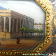 Load image into Gallery viewer, Antique 1840s French Aide Momoire with Watercolour of The Madeleine in Paris
