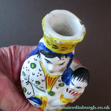 Load image into Gallery viewer, Antique Quimper Faience Figurine of the Madonna and Child / Virgin Mary and Baby Jesus
