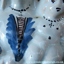 Load image into Gallery viewer, Antique French Faience Quimper Blue and White Figurine. Madonna and Child
