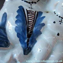 Load image into Gallery viewer, Antique French Faience Quimper Blue and White Figurine. Madonna and Child
