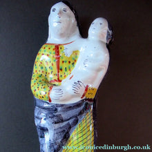 Load image into Gallery viewer, Antique French Quimper Faience Figurine of the Madonna and Child
