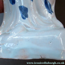 Load image into Gallery viewer, Antique French Faience Quimper Blue and White Figurine. Madonna and Child
