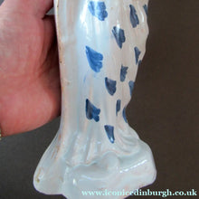 Load image into Gallery viewer, Antique French Faience Quimper Blue and White Figurine. Madonna and Child

