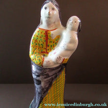 Load image into Gallery viewer, Antique French Quimper Faience Figurine of the Madonna and Child
