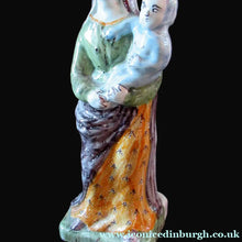 Load image into Gallery viewer, Antique French Quimper Faience Figurine. The Madonna and Child
