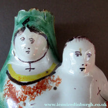 Load image into Gallery viewer, Antique French Quimper Faience Figurine Madonna and Child
