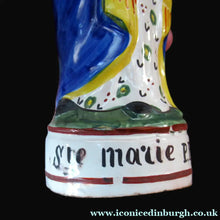 Load image into Gallery viewer, Antique Quimper Faience Figurine of the Madonna and Child / Virgin Mary and Baby Jesus
