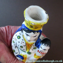 Load image into Gallery viewer, Antique Quimper Faience Figurine of the Madonna and Child / Virgin Mary and Baby Jesus
