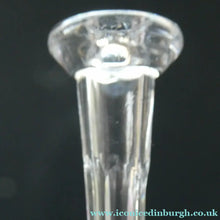 Load image into Gallery viewer, ANTIQUE Georgian 19th Century Glass Toddy Lifter: 6 1/2 inches in height
